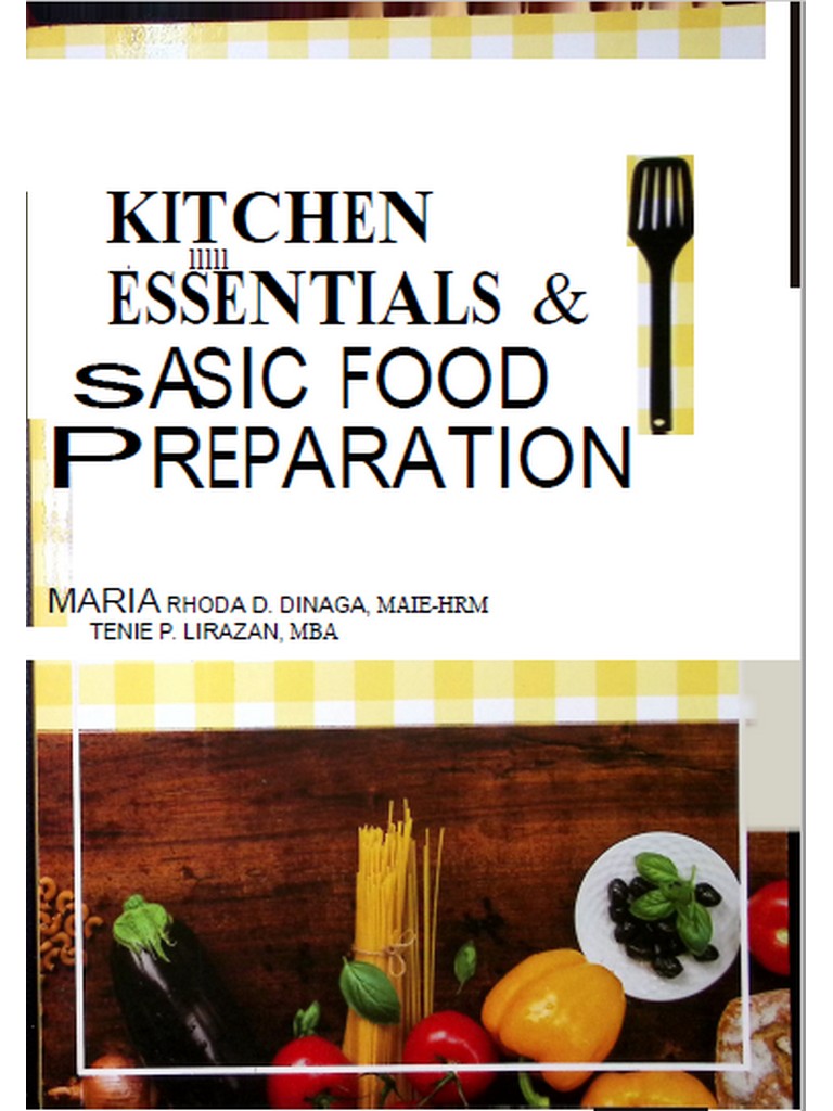 Kitchen Essentials & Basic Food Preparation by Dinaga & Lirazan 2021